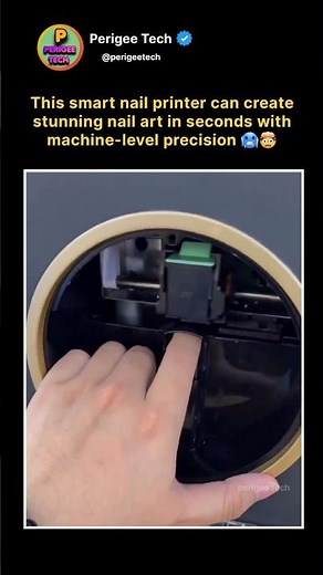 This Machine Prints Nail Art in Seconds 😳💅