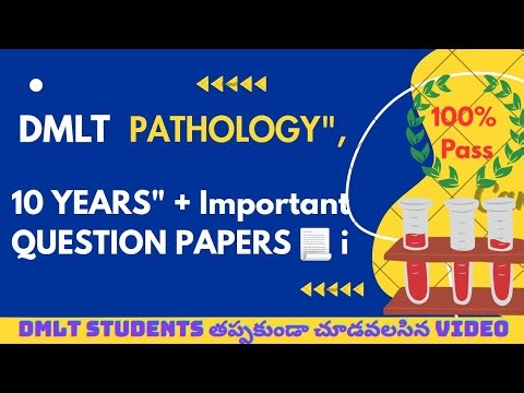 DMLT Pathology: 10 Years Important Questions (Topic Wise) | Exam Preparation