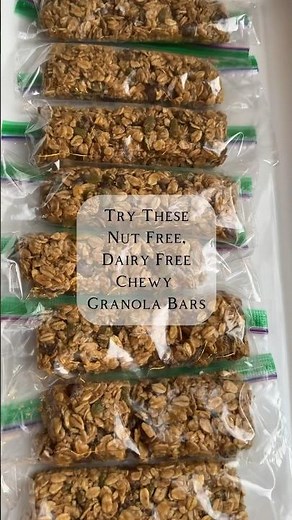 How to make delicious nut-free chewy granola bars