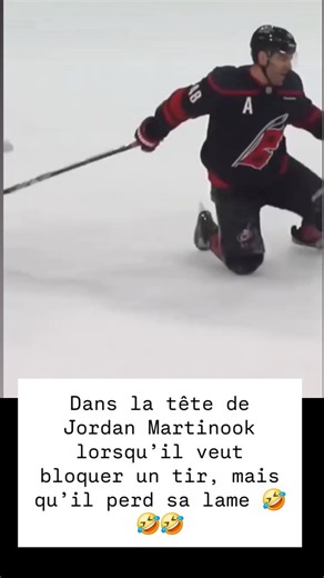 🔥 Dans la tête de Jordan Martinook lorsqu’il veut bloquer un tir, mais qu’il perd sa lame 🤣🤣🤣 J’y dois faire mon travail, c’est de bloquer des tirs. Mais des fois, là… Ça me fait chier de même, esti. De perdre mon patin, man. Ma lame. FUCK! J’ai-tu l’air d’un cave, esti? Prochaine fois que l’entraîneur me demande de bloquer des… Tu sais ce que je vais dire. MANGE LA MARDE! Catacle Quand tu veux juste faire ton job, Mais que ton patin décide de te trahir, Faut pas juste bloquer, Faut survivre