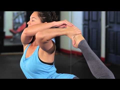 A Stretch to Lift the Leg Over the Head