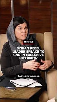 Syrian rebel leader speaks to CNN in exclusive interview