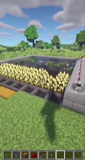 Reply to @nolan_houle Simple Wheat Farm!🌾 #minecraft #minecrafthacks #minecrafttutorial #minecraftbuild #foryou #fyp