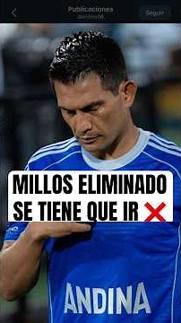 OUT OF SUDAMERICANA ❌🇨🇴 Millonarios vs O'Higgins eliminated from Copa Sudamericana #millos