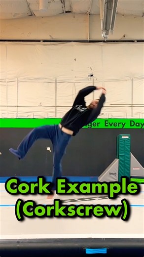 Cork example 🥷 #tricking