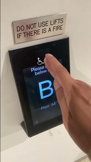 Schindler PORT Destination Despatch - Using Call Station (Accessible P1) - Travelodge Hurstville