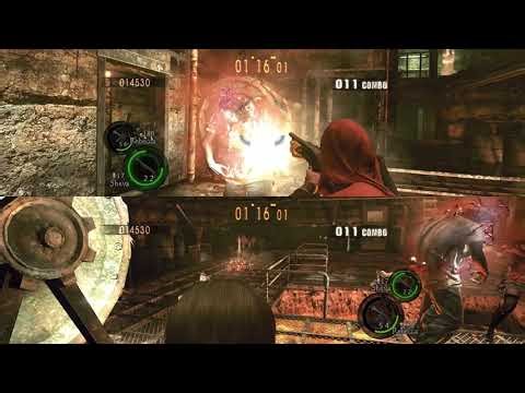 Resident Evil 5 Gold Edition 2 Player Split Screen | Mercenaries | Prison Stage