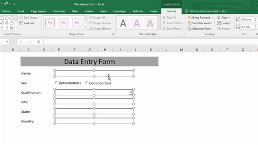 【EXCEL教程】创建一个可输入的Excel表单