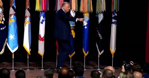 Trump Gets Brutal Review From Pool Report On Military Speech Crowd: ‘Expressionless… Restless… Met With Silence’