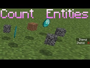 How To Make an Entity Counter in Minecraft Bedrock