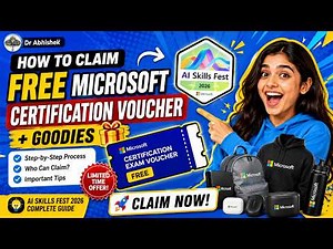 How to Claim FREE Microsoft Certification Voucher + Goodies 🎁 | AI Skills Fest 2026 Complete Guide