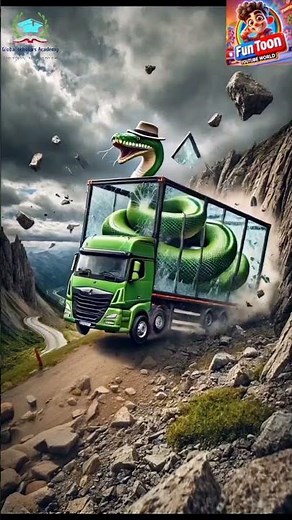 A Snake in a Cage on the Bus | Cartoon Animation