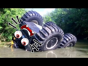 Tatra 4X4, 8X8 Trucks Cross Muddy Terrain - Off Road Truck Mud Race | Woa Doodles Funny Videos