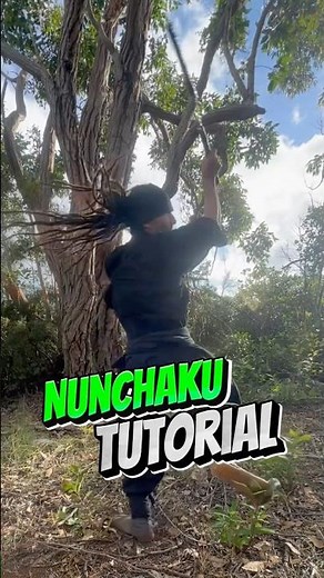 Nunchaku Tricks 🥷🏽 COMBO Tutorial #martialarts #weapons #combatsports #nunchucks