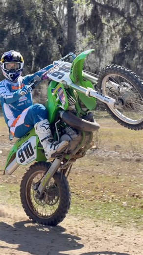 Lugging a KX500 at Moto Sandbox