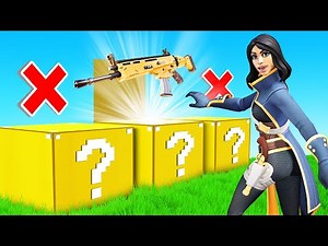 LUCKY BLOCKS for LOOT Minigame in Fortnite Creative!