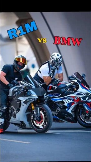 EXHAUST SOUND R1M vs BMW 1000rr #shorts #viralvideo #trending