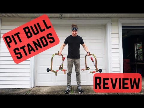 You NEED these as a biker! | Pit Bull Stands