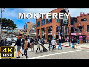 [4K HDR] Monterey, California Walking Tour | 2023