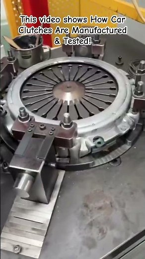 Industrial Precision: Assembling a Vehicle Clutch Assembly #CarClutch #IndustrialMachinery #shorts