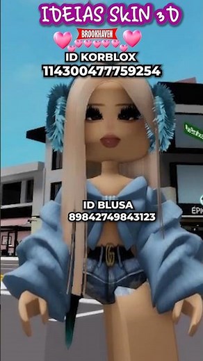 💎 CÓDIGOS DE IDS 3D KORBLOXficar sem perna Brookhaven #brookhaven #roblox #gatinhadoroblox
