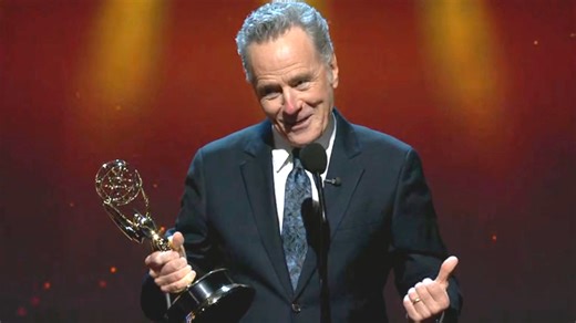 50K views · 544 reactions | Bryan Cranston got to give a make-up acceptance speech for his 'The Studio' Emmy win on ABC's 'Jimmy Kimmel Live!' | Entertainment Tonight | Facebook