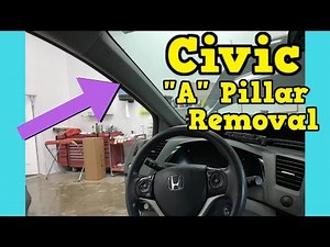 2012 2013 2014 2015 Honda Civic A Pillar Trim Removal