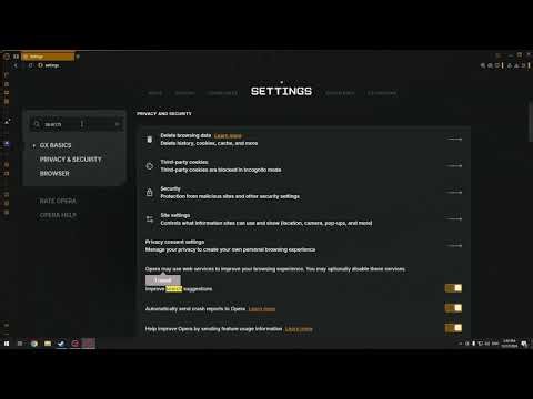 Wie blende ich Speed Dial in Opera GX aus?