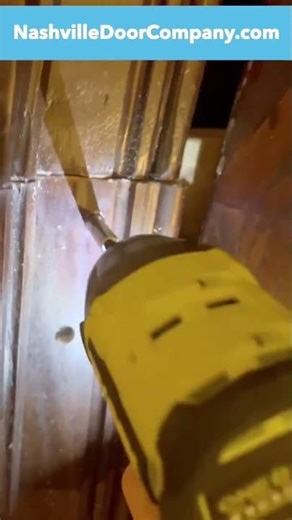 How to fix large, heavy double doors in a church