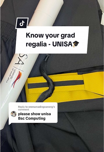 Complete UNISA BSc Computing Graduation Set for 2025