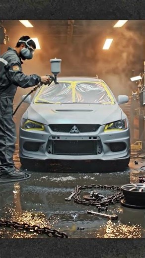 Mitsubishi Evolution Full #restoration #asmr 🛠️😱