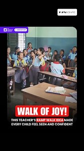 300 reactions | A primary school teacher turned an ordinary classroom...