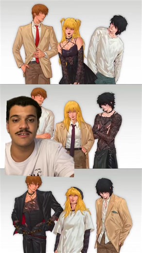 Fanart de Misa Amane e Personagens de Naruto