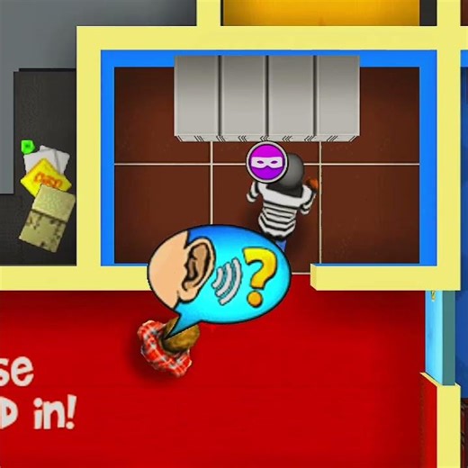bob confused guards || Robbery bob ||#shorts