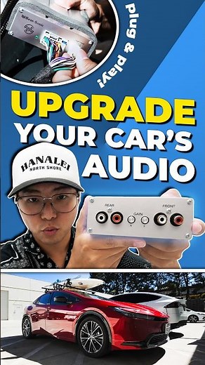 Stop settling for factory sound! Here's how to boost your Toyota's audio. 🎶🔥 #caraudio #amp #shorts