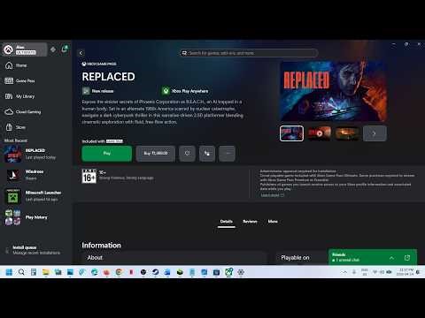 Fix REPLACED Not Installing On Xbox App/Microsoft Store On Windows PC