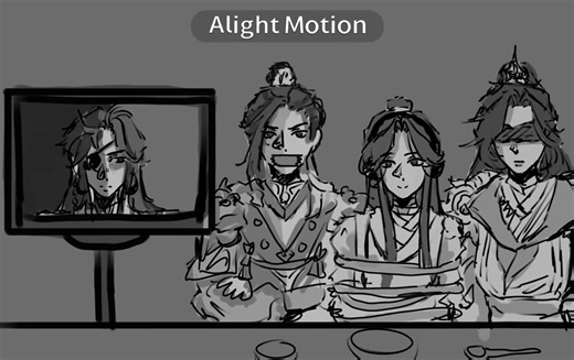 Feng Xin is mute so he can’t swear and Mu Qing is blind so he can’t roll his eyes, don’t mind how lazy this is… ALSO WHY IS XIE LIAN SO SHORT COMPARED TO FENG XIN AND MU QING I PUT THEM ON A SIZE COMPARISION THINGY AND HE WAS TOO SHORT I HAD TO MAKE HIM TALLER #tgcf #fengqing #hualian #heavenofficialsblessing #xielian