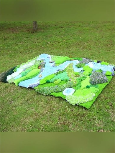 Magical 3D Moss River Rug🍂 Perfect Fall & Halloween Home Decor | Unique Holiday Gift Idea