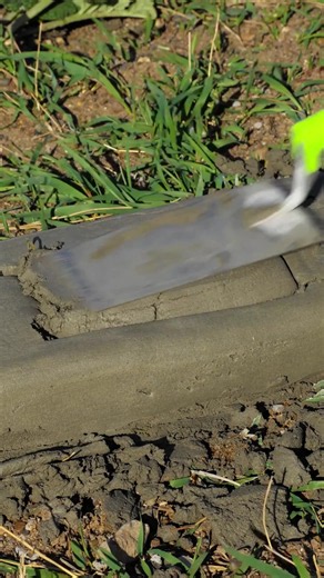 Pot hole repairing with a touch of creativity! #pothole #repair #craft #howto #fyp