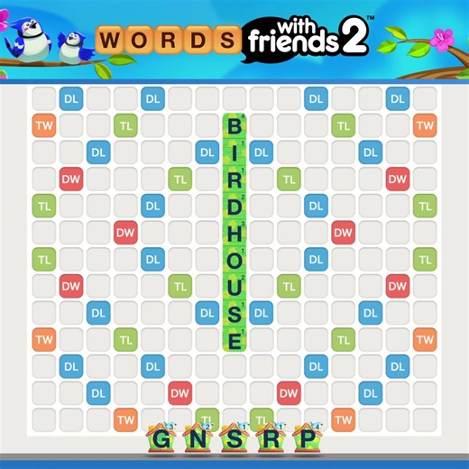 The birds are singing, Wordies! 🐦 🌸 The Spring Birdhouse Tile Style is here! Get your bundle now before these birdies fly away: https://play.wordswithfriends.com/kfET/SpringBirdhouseFB #wordswithfriends #wordgames #trainyourbrain #brainteaser | Words With Friends
