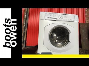 The drum went compawompus | full smash and aftermath of a hotpoint washing machine