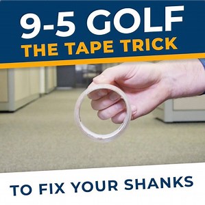 Stick your swing path every time with this tape trick. #9to5golf | GOLF.com