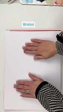 Gel Printing with Reverse Painting Step by Step