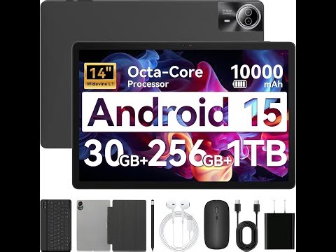 Review: URAO 14 Inch Android 15 Tablet - Full Bundle with Keyboard, Mouse & Stylus 2025!