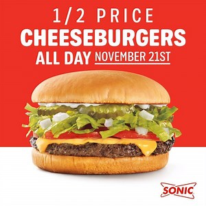 72K views · 1.1K reactions | November 21st is UnTurkey Day at SONIC!...
