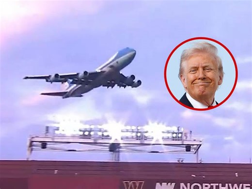 Donald Trump Viciously Booed at Commanders Game After Flying Over Stadium