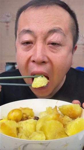 Makan Kentang Rebus Satu Baskom! Sederhana Tapi Bikin Nagih 😱🥔 #mukbang #shots #fyp