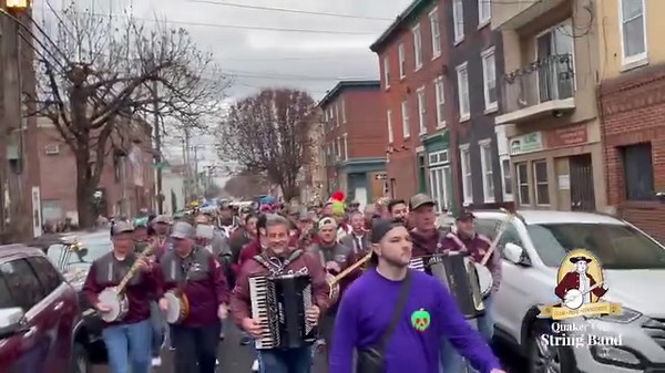 292K views · 7.1K reactions | The Quaker City String Band would like to wish all of our friends, fans and family members a very Merry Christmas! Enjoy a little Christmas magic today, from our Hat Day parade around the neighborhood last week! Song: Could It Be Magic Arranged by: Anthony Trombetta III | Quaker City String Band | Facebook