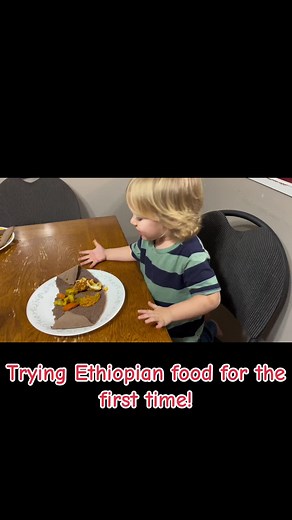 2 year old trying Ethiopian/Eritrean food for the first time! Please check out our youtube channel and watch the full video https://youtu.be/m19H0eLB52E. #ethiopia #ethiopian #eritrea #eritrean #ethiopianfood #eritreanfood #habesha #habeshafood #injera #dorowot #miser #africa #food #ethnicfood #firsttime #tryingnewfood #kidseating #kidseatinghealthy