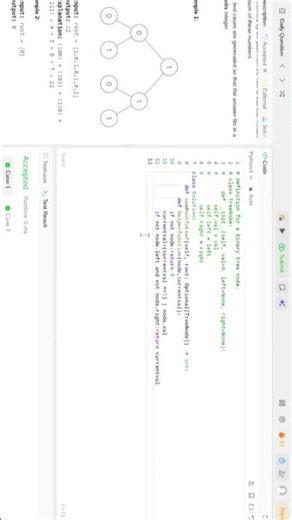 #leetcode daily leetcode problem 1022 in python